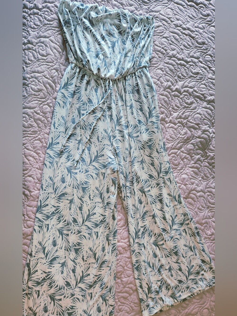 Women's Wide-Leg Printed Jumpsuit